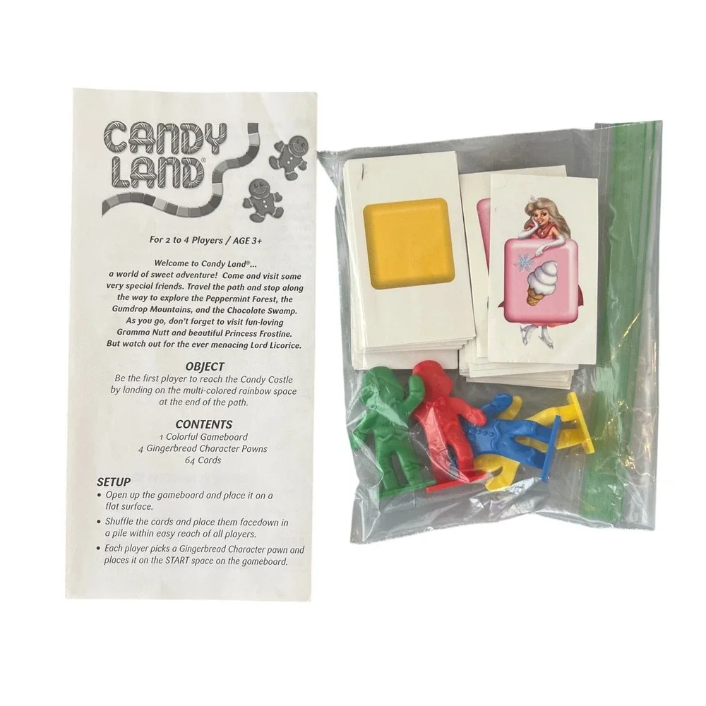 Candy Land Board Game 2004 Milton Bradley Hasbro My First Games Complete